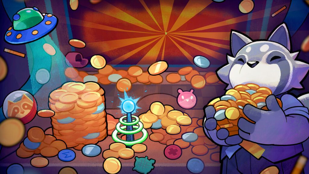 Ημερομηνία κυκλοφορίας για το RACCOIN: Coin Pusher Roguelike