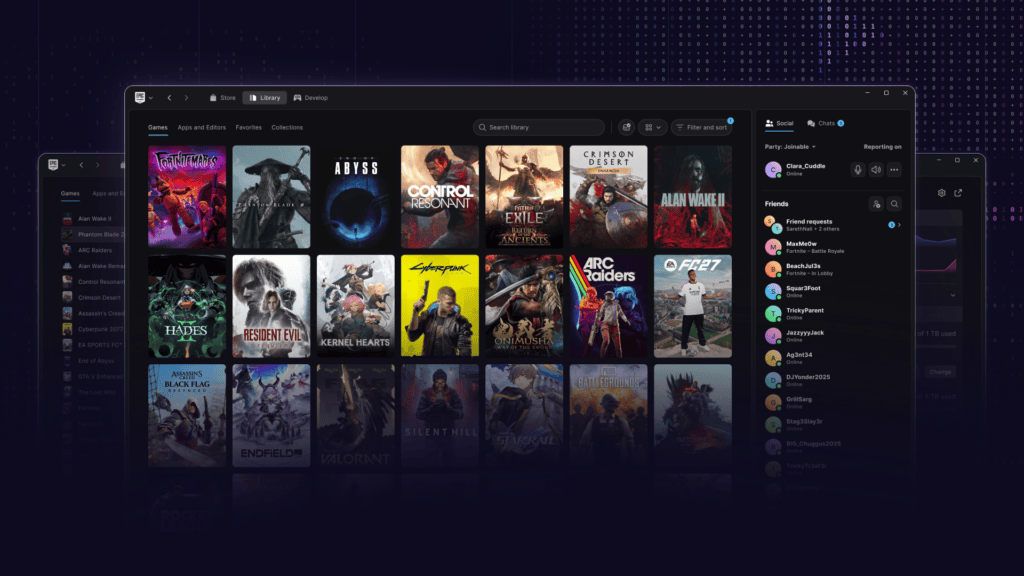 Ο νέος Epic Games Launcher είναι διαθέσιμος και…vibe-coded